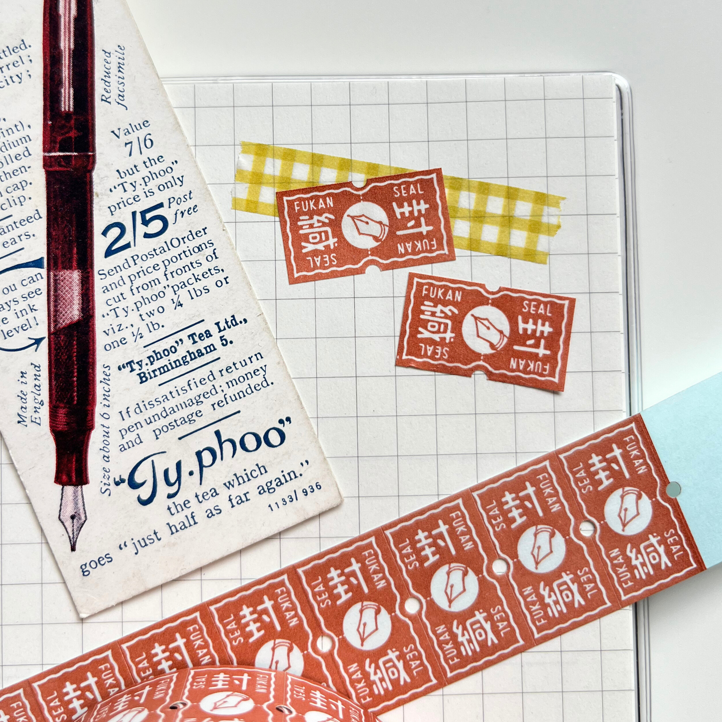 Fountain Pen Sticker Labels