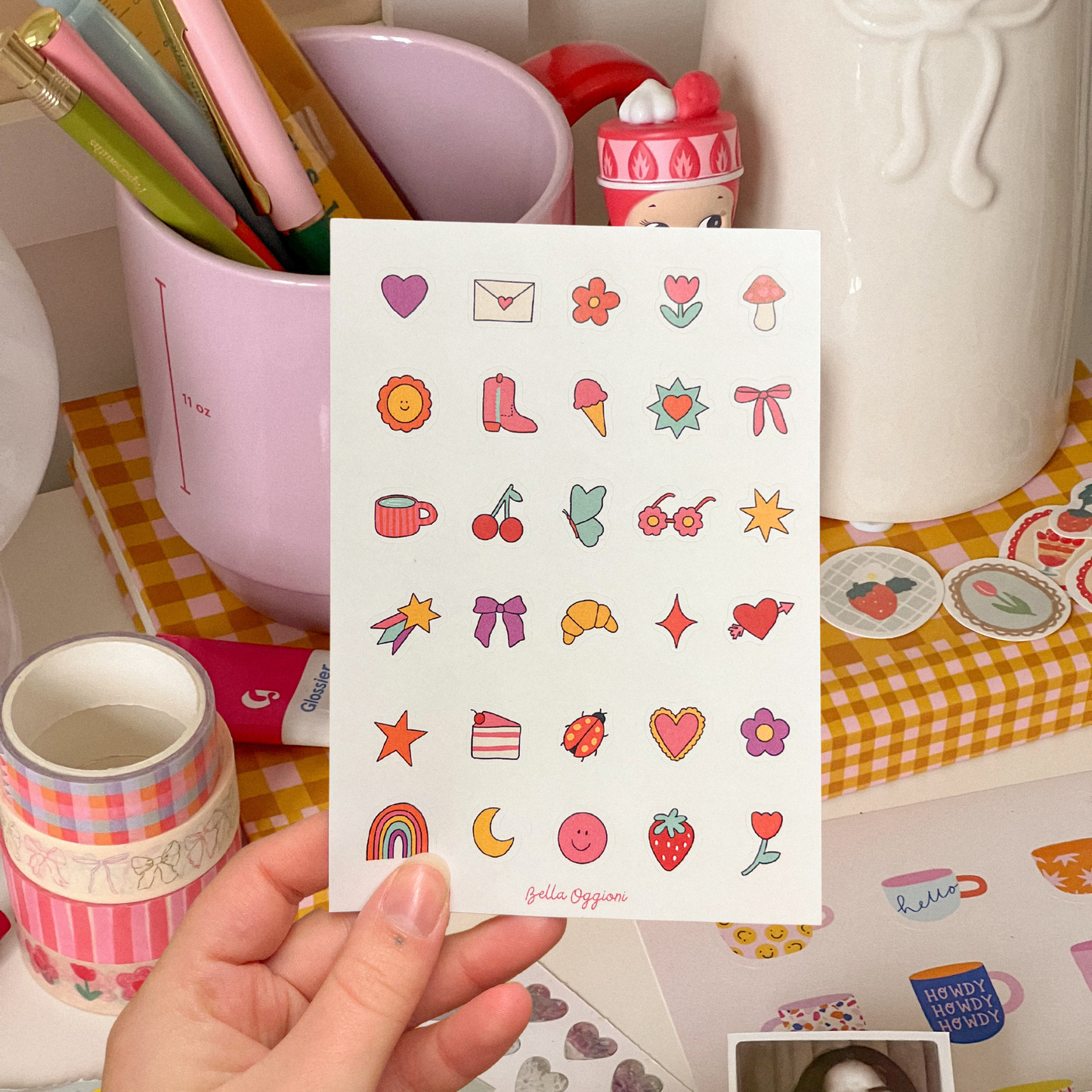 Journal Doodles Sticker Sheet