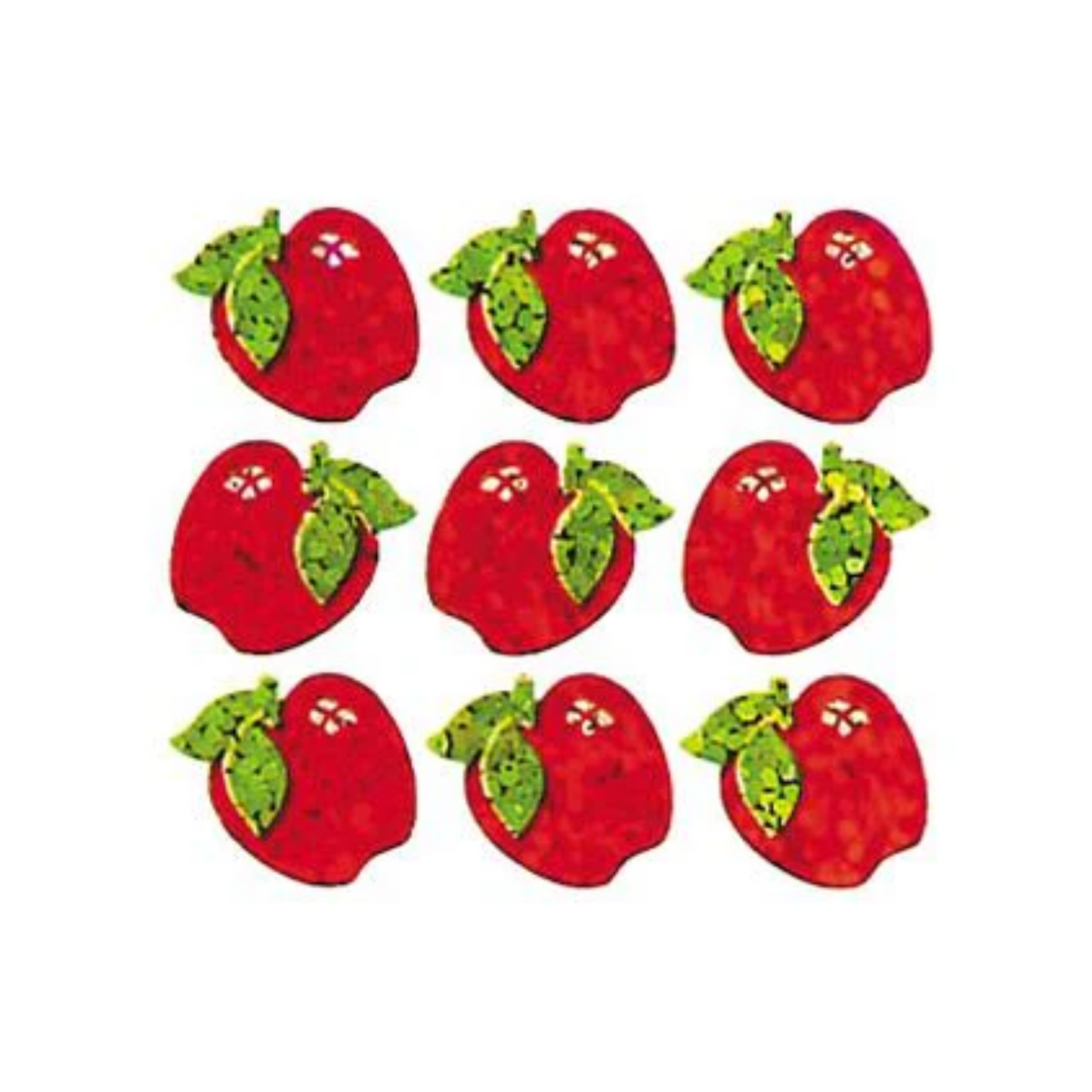 Sparkle Apple Stickers