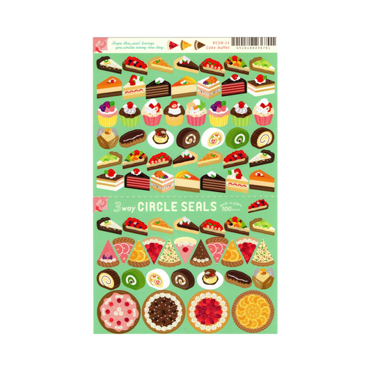 Sweet Desserts Sticker Sheet