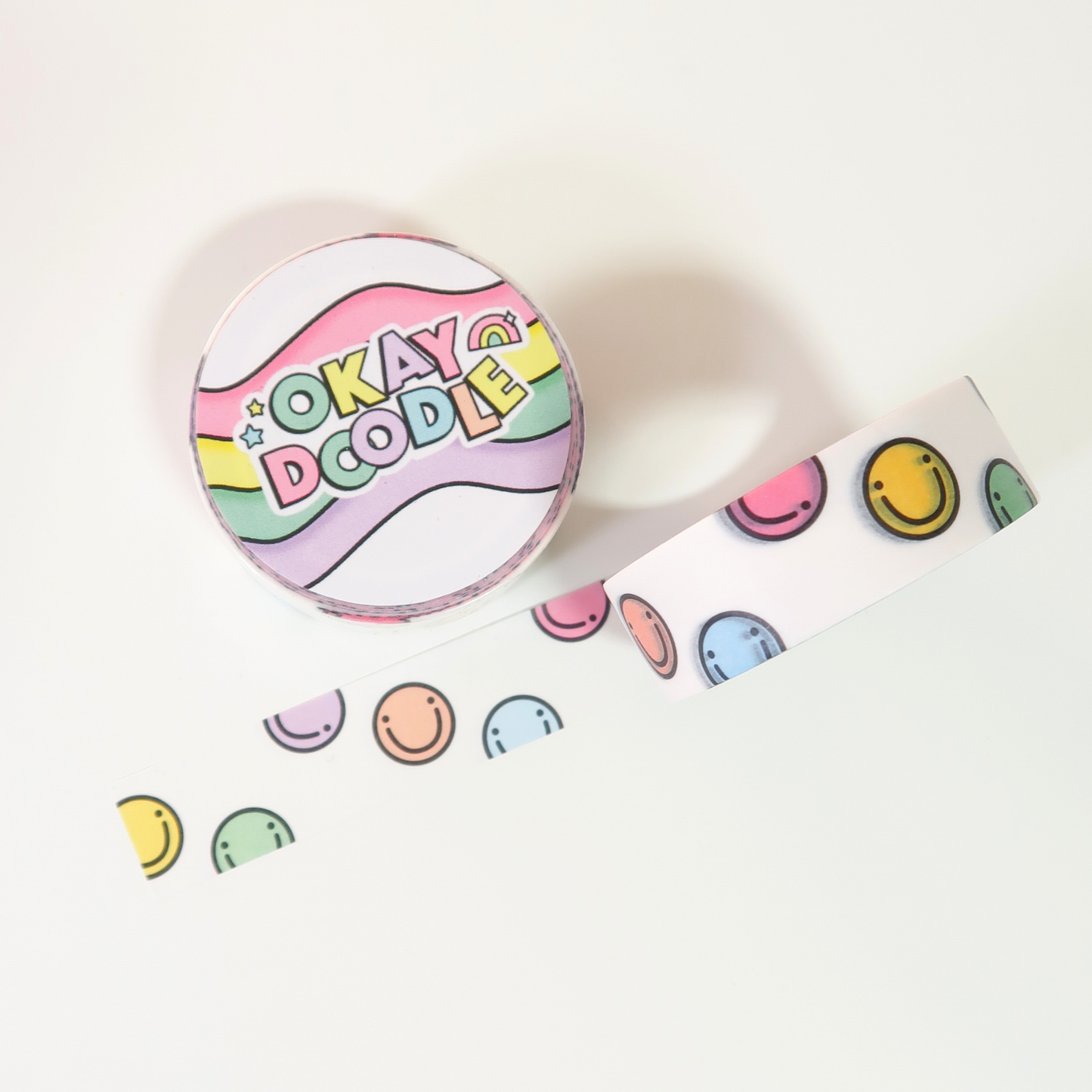 Colourful Faces Washi Tape