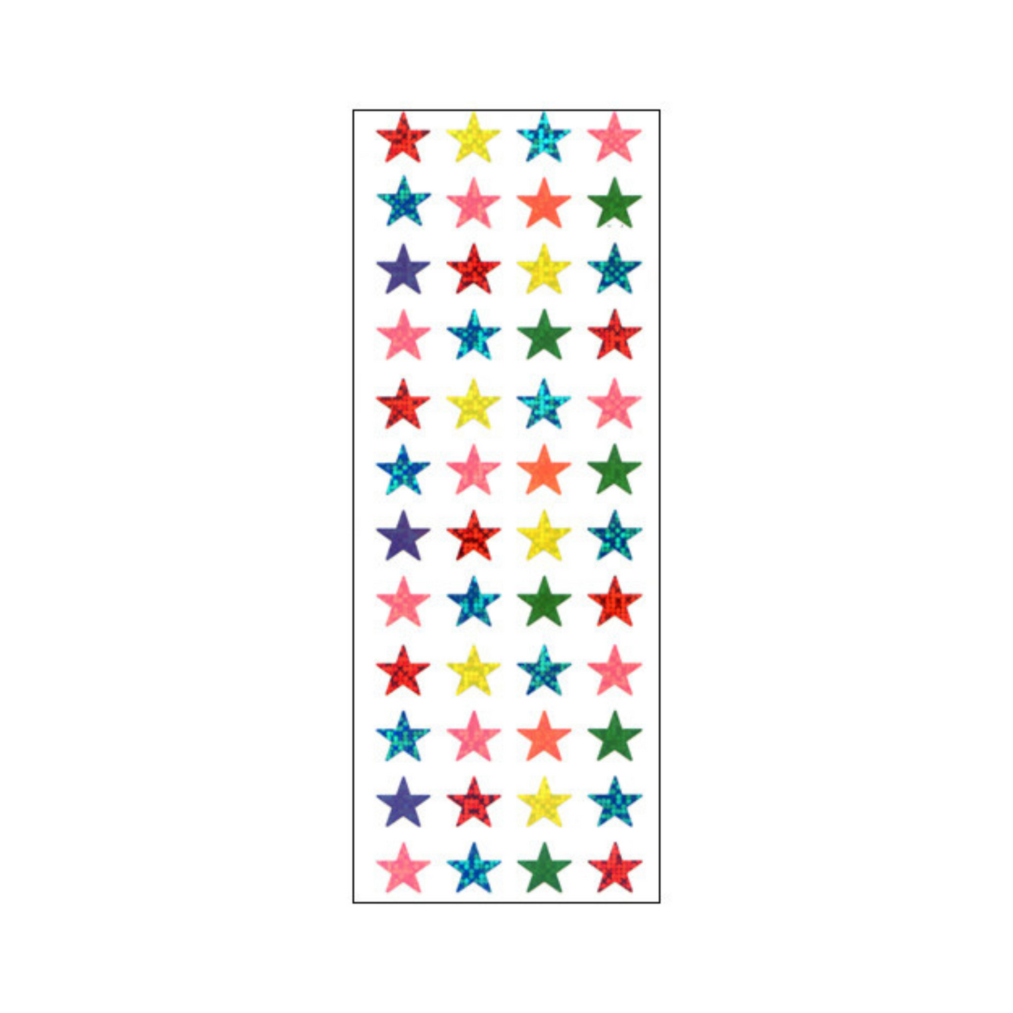 Prismatic Star Sticker Sheet