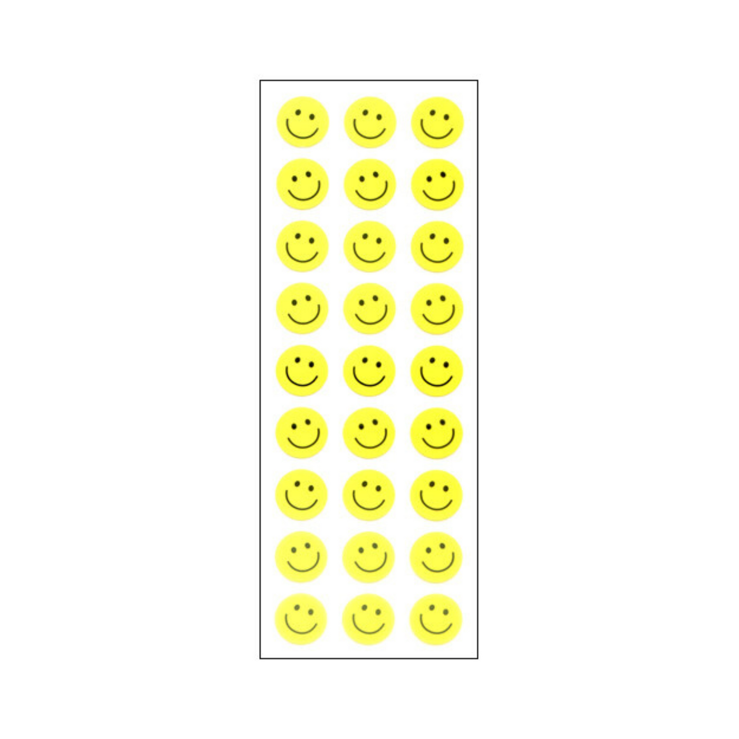 Happy Face Sticker Sheet