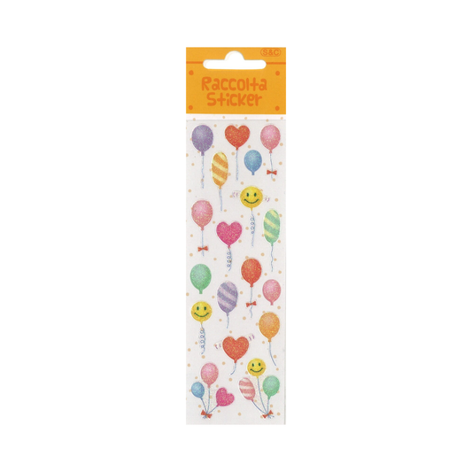 Glittery Balloon Stickers