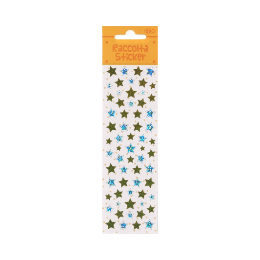 Gold & Silver Star Stickers