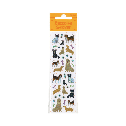 Glitter Dog Stickers