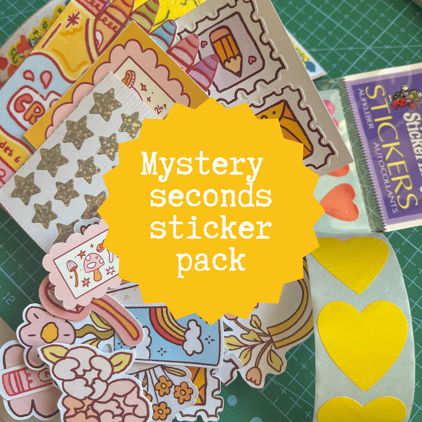 Mystery Seconds Sticker Pack