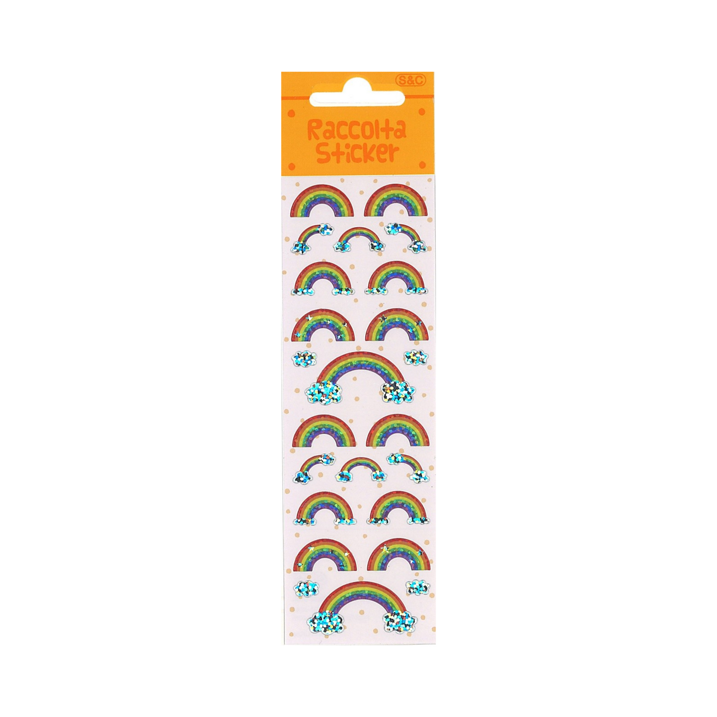 Sparkle Rainbow Stickers