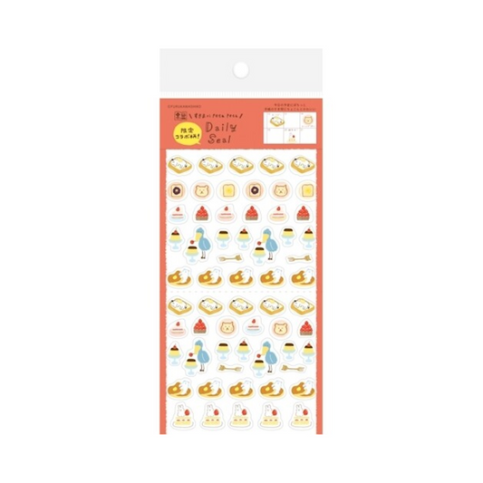 Red Mini Icons Sticker Sheet