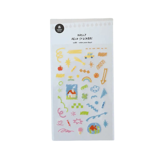 Colourful Doodles Sticker Sheet