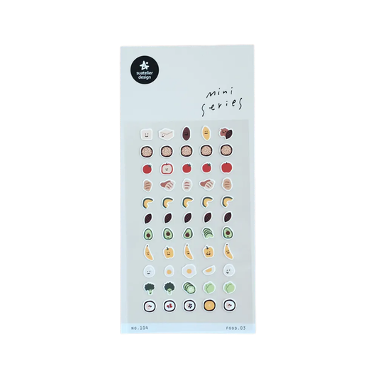 Mini Yummy Foods Sticker Sheet
