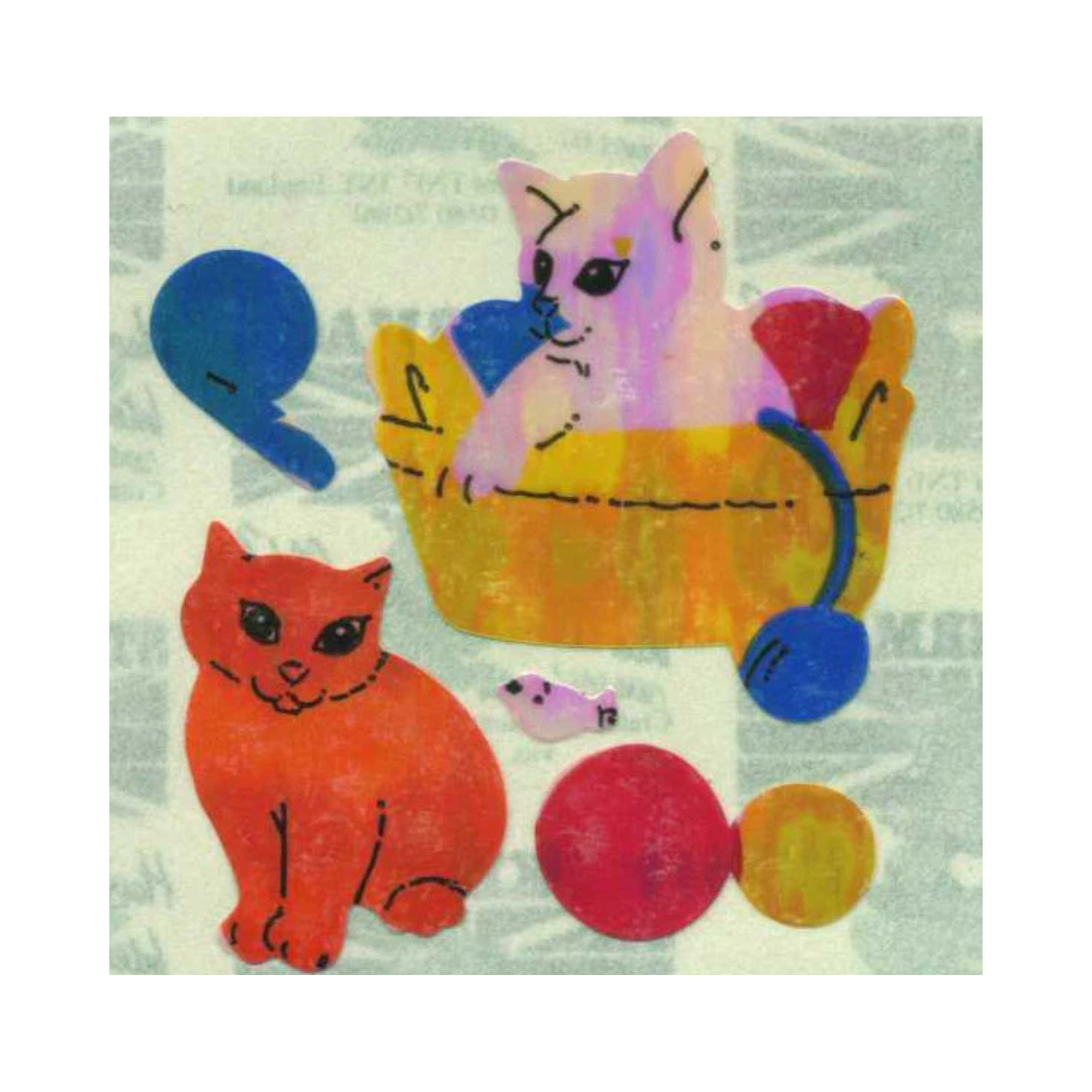 Pearlie Kitten Stickers