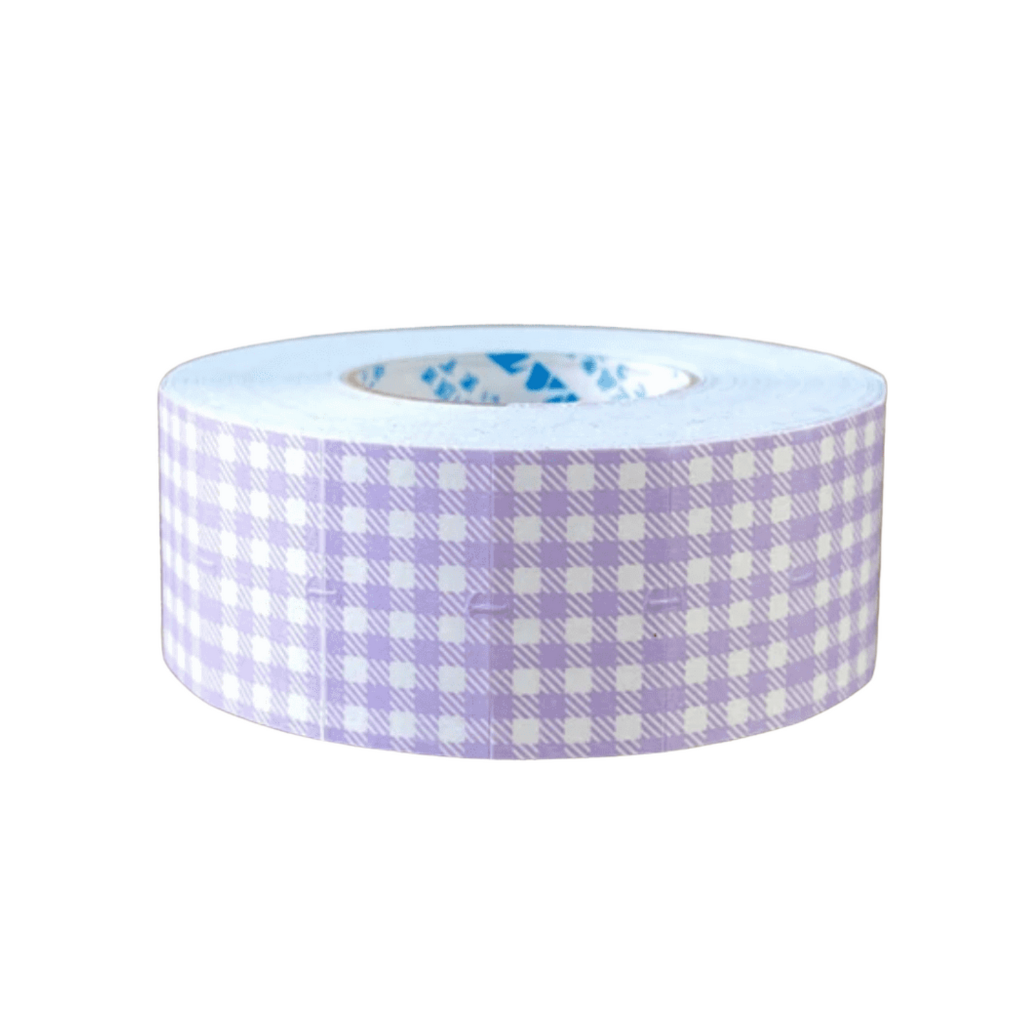 Lilac Gingham Sticker Labels