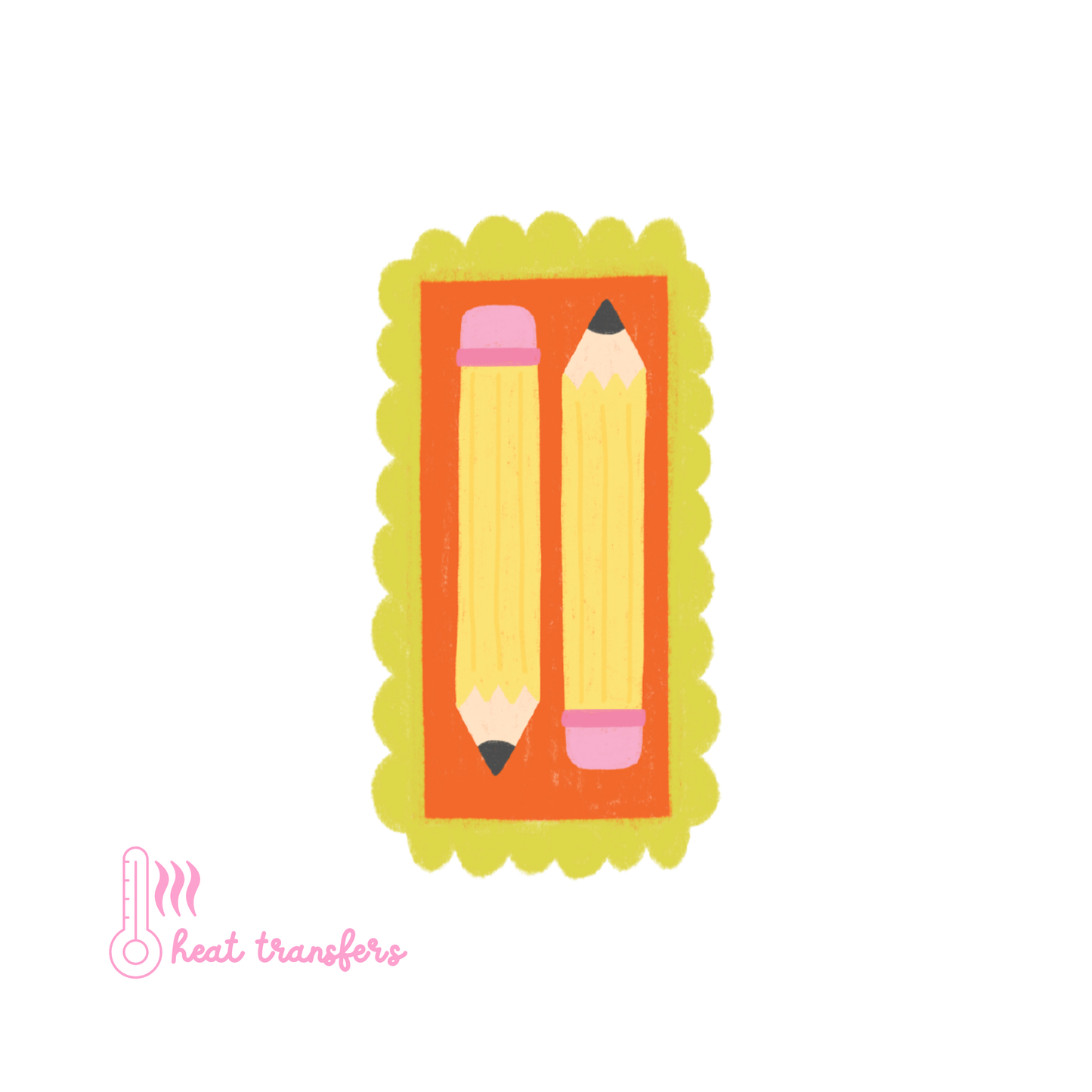 Pencil Stamp Heat Transfer