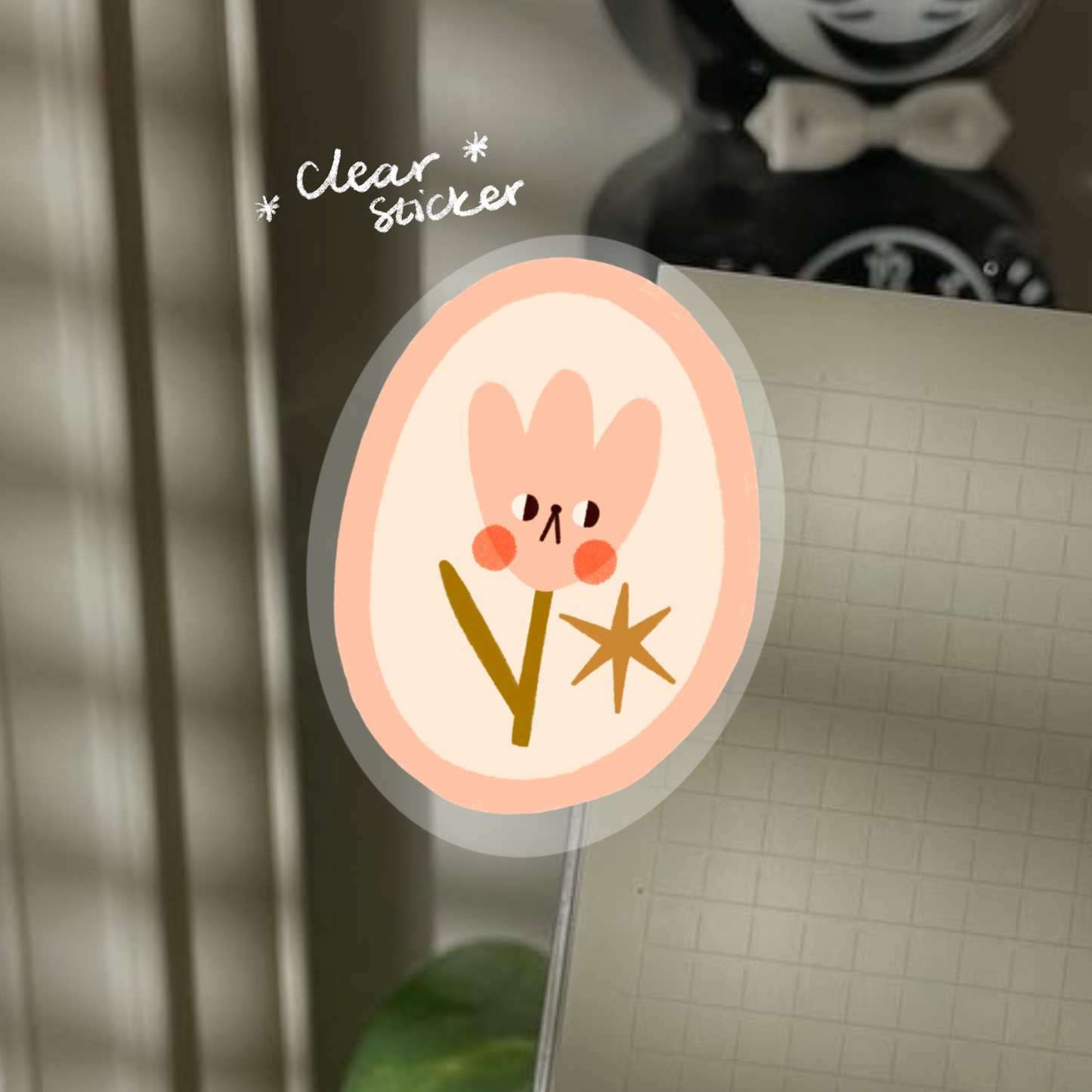 Little Tulip Clear Sticker