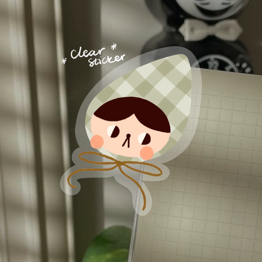 Little Lady Clear Sticker