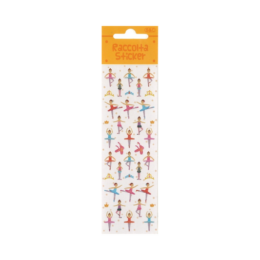 Glitter Ballerina Stickers