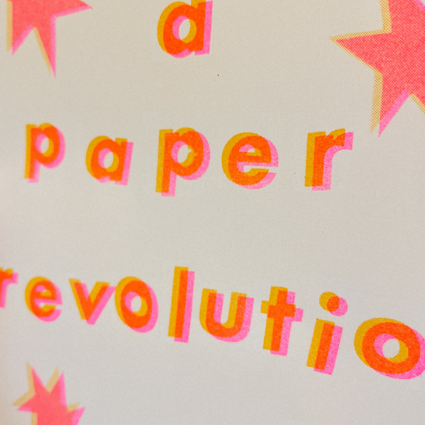 Paper Revolution Risograph Print
