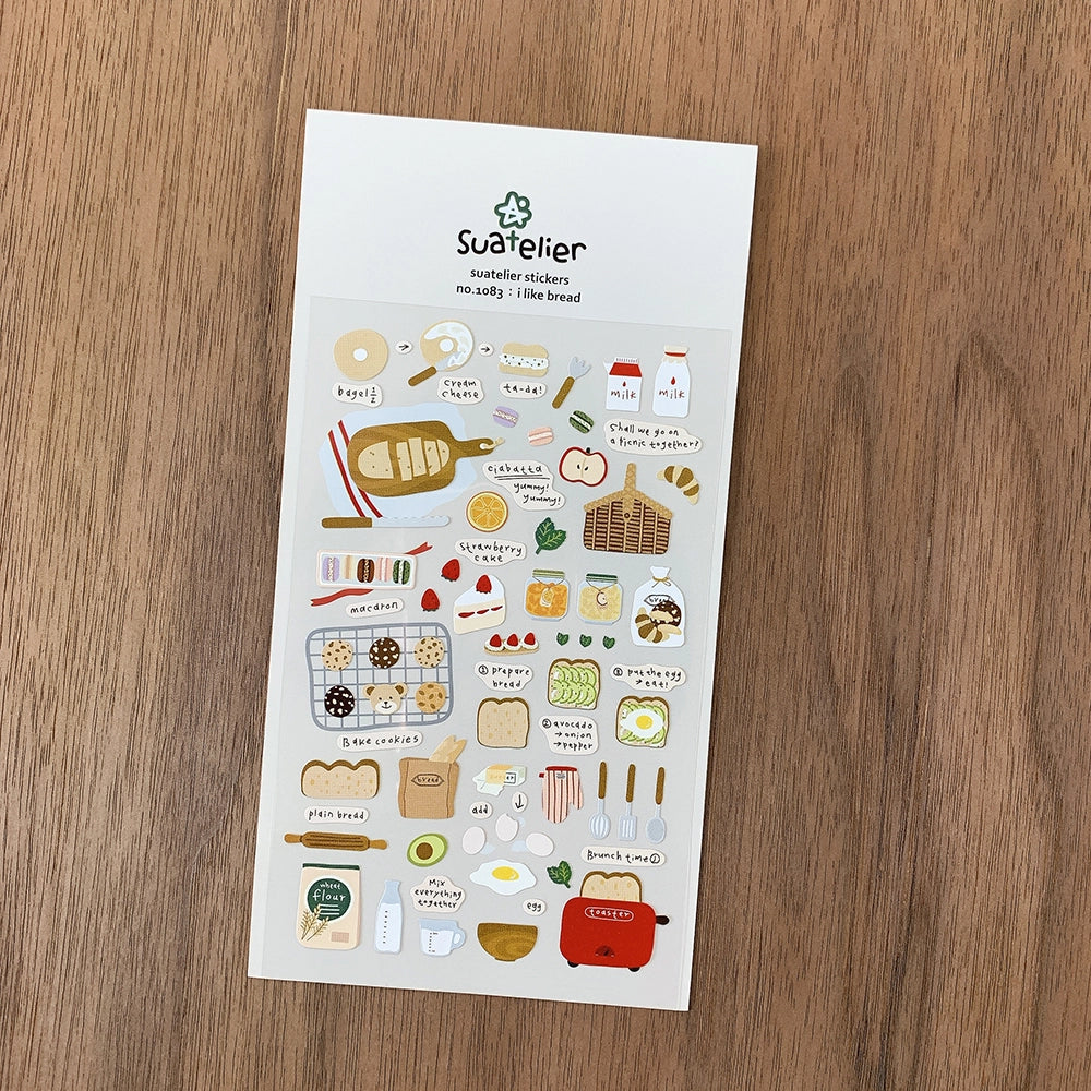 I Like Bread Sticker Sheet