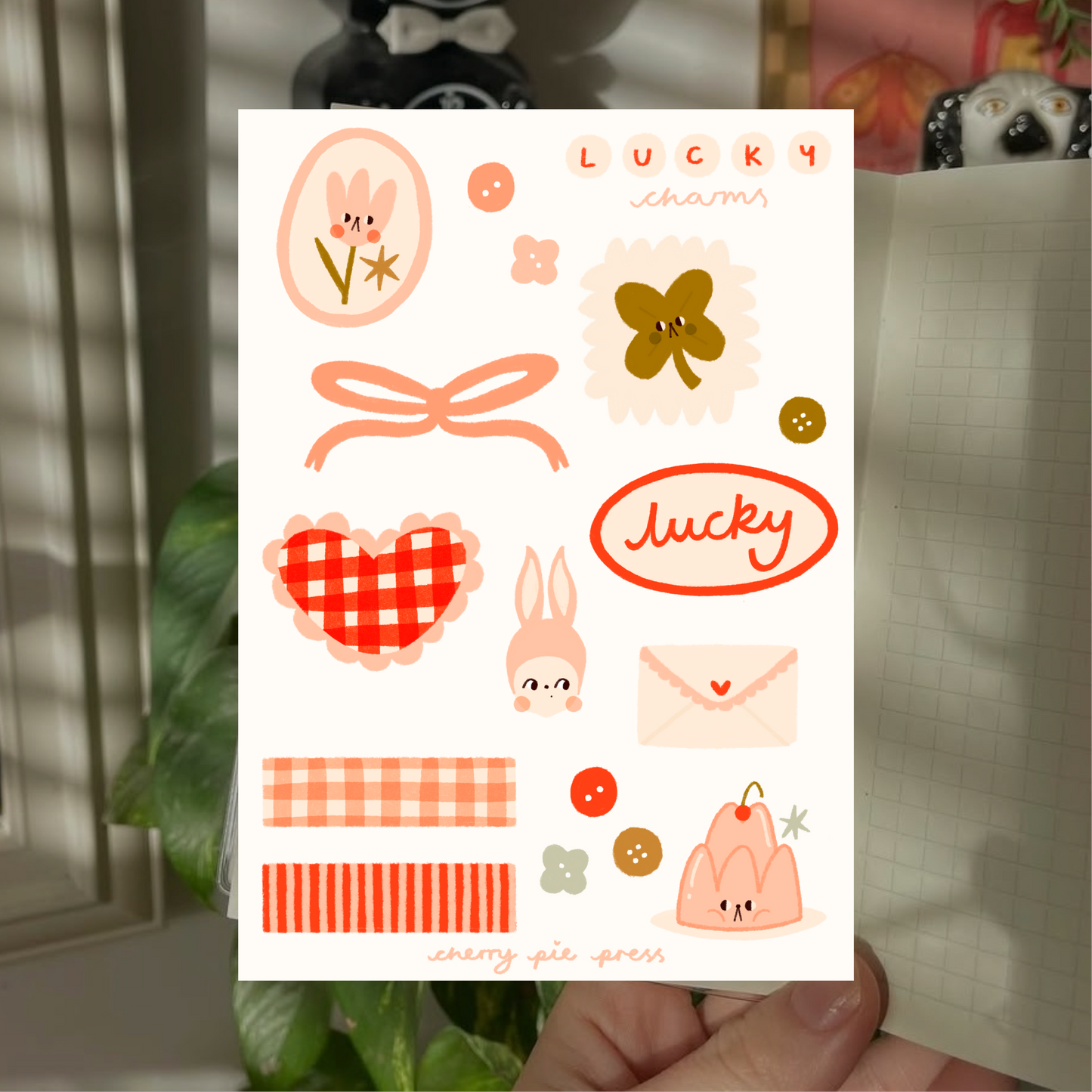 Lucky Charms Clear Sticker Sheet