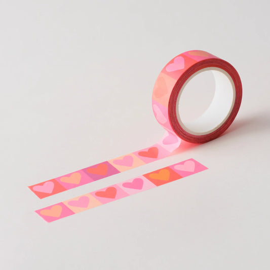 Pink Hearts Washi Tape