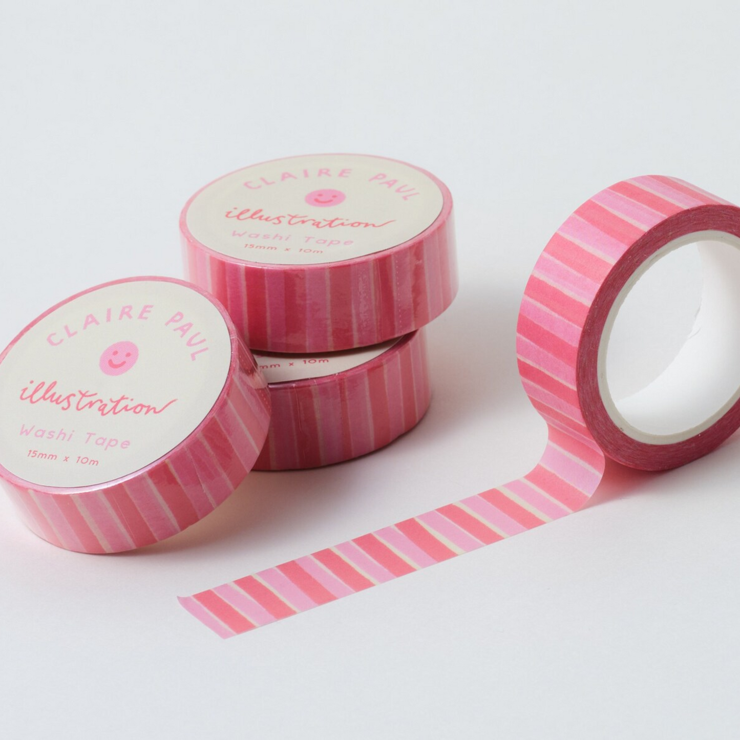Pink Stripes Washi Tape