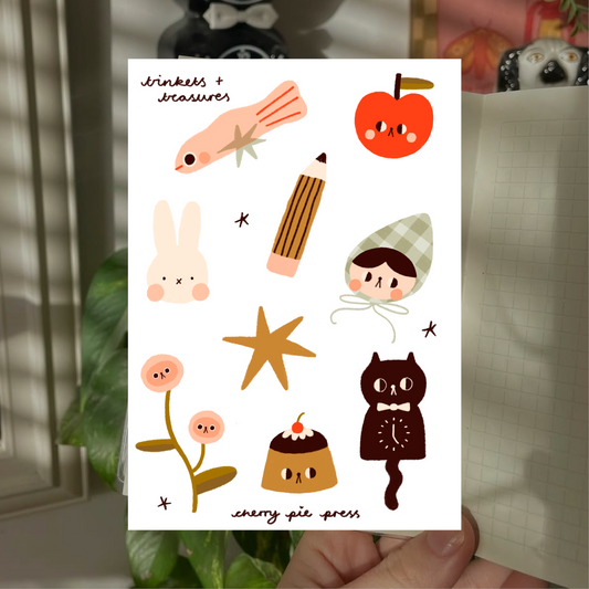 Trinkets & Treasures Clear Sticker Sheet