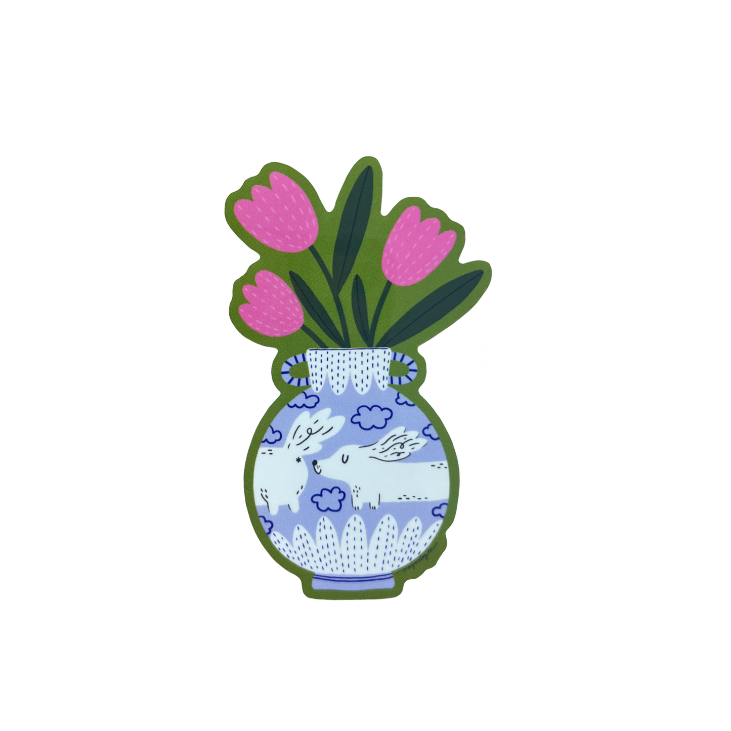 Sniff Vase Sticker