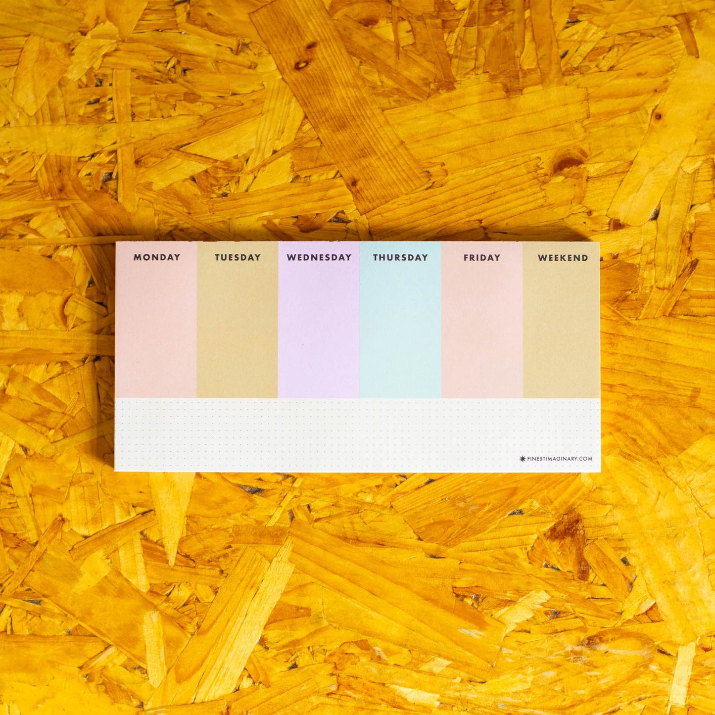 Colour Block At A Glance Weekly Planner Pad
