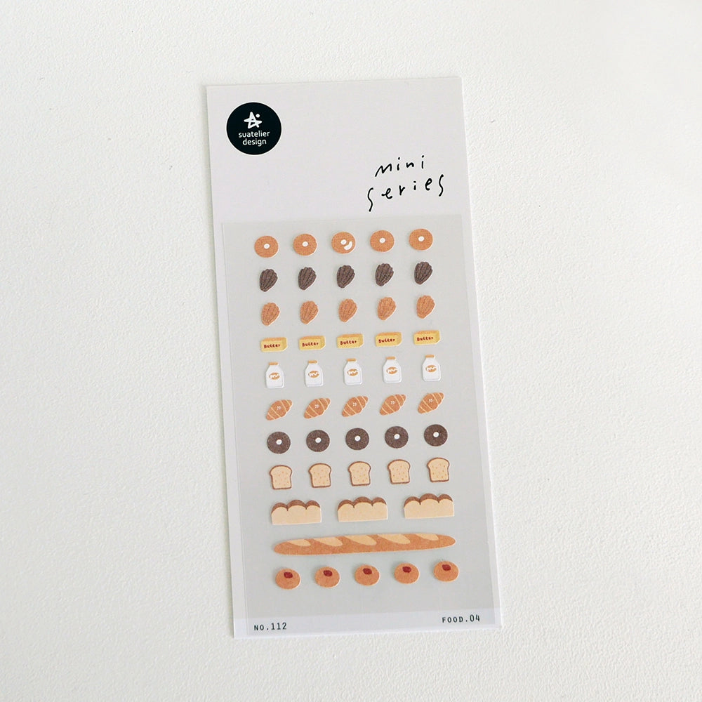 Mini Bakery Ingredients Sticker Sheet