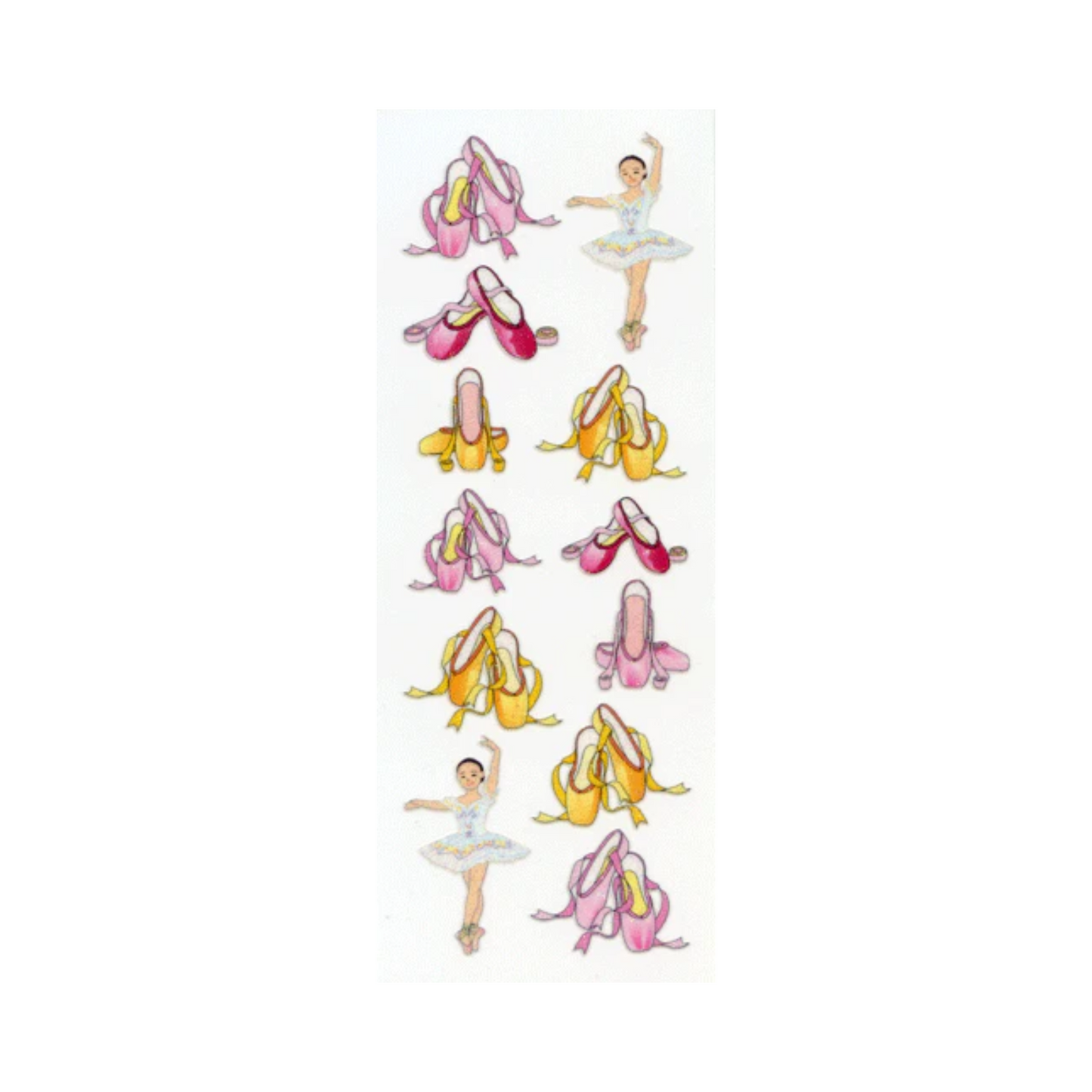 Glitter Ballet Sticker Sheet