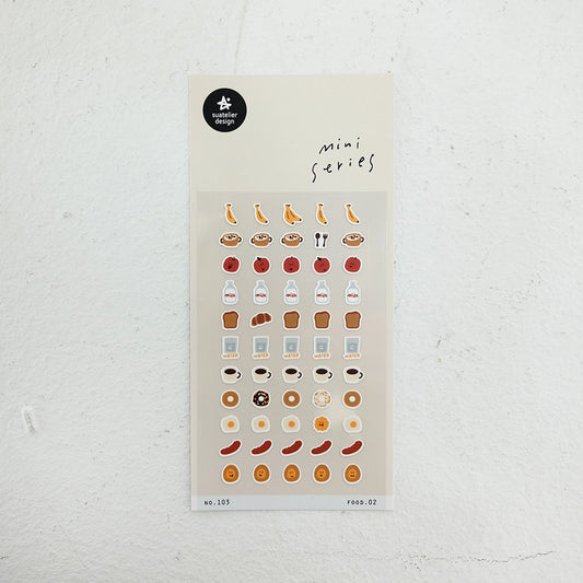 Breakfast Food Sticker Sheet