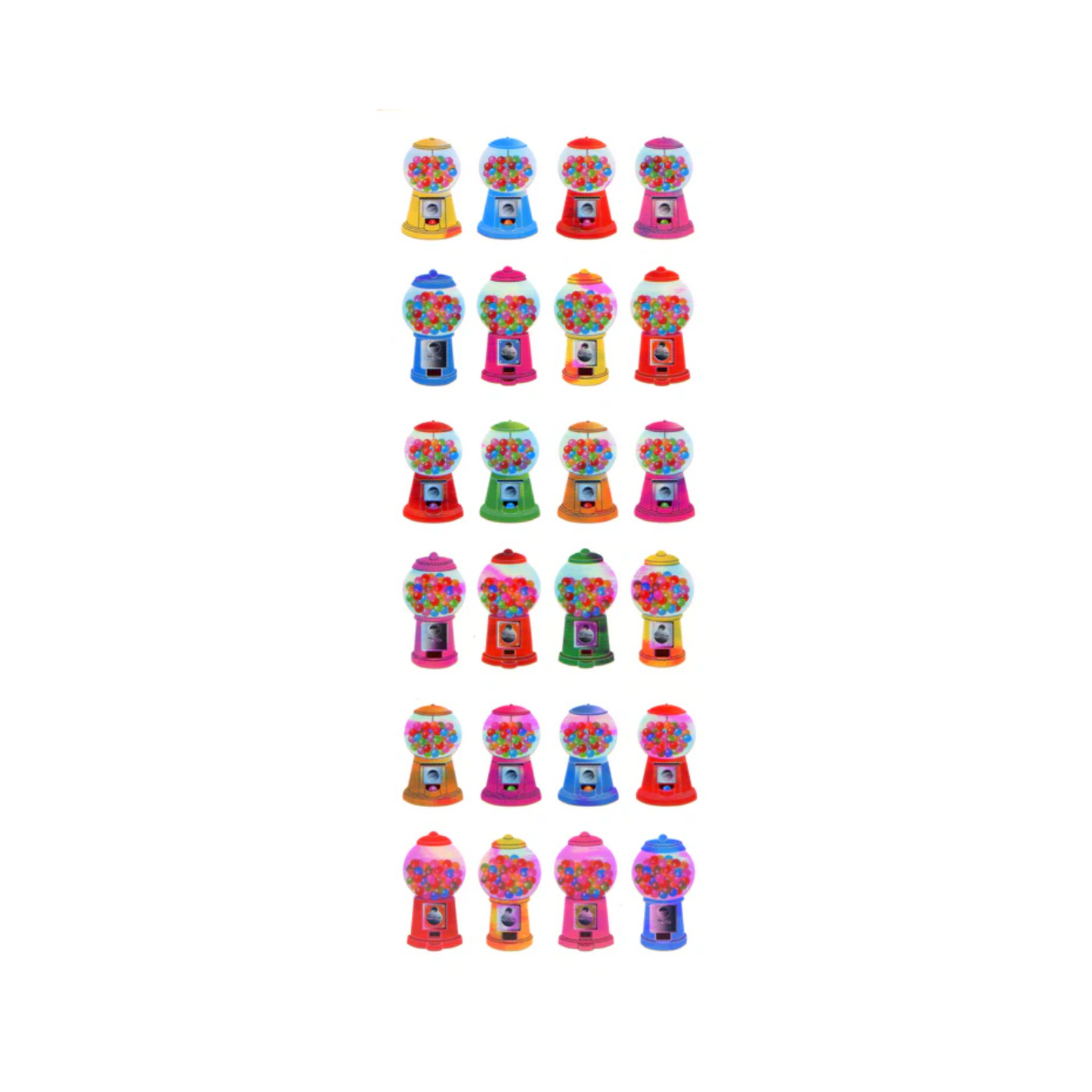 Pearlie Gumball Machines Sticker Sheet