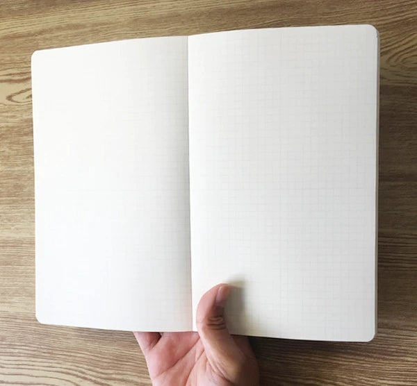 Orange Grid Notebook