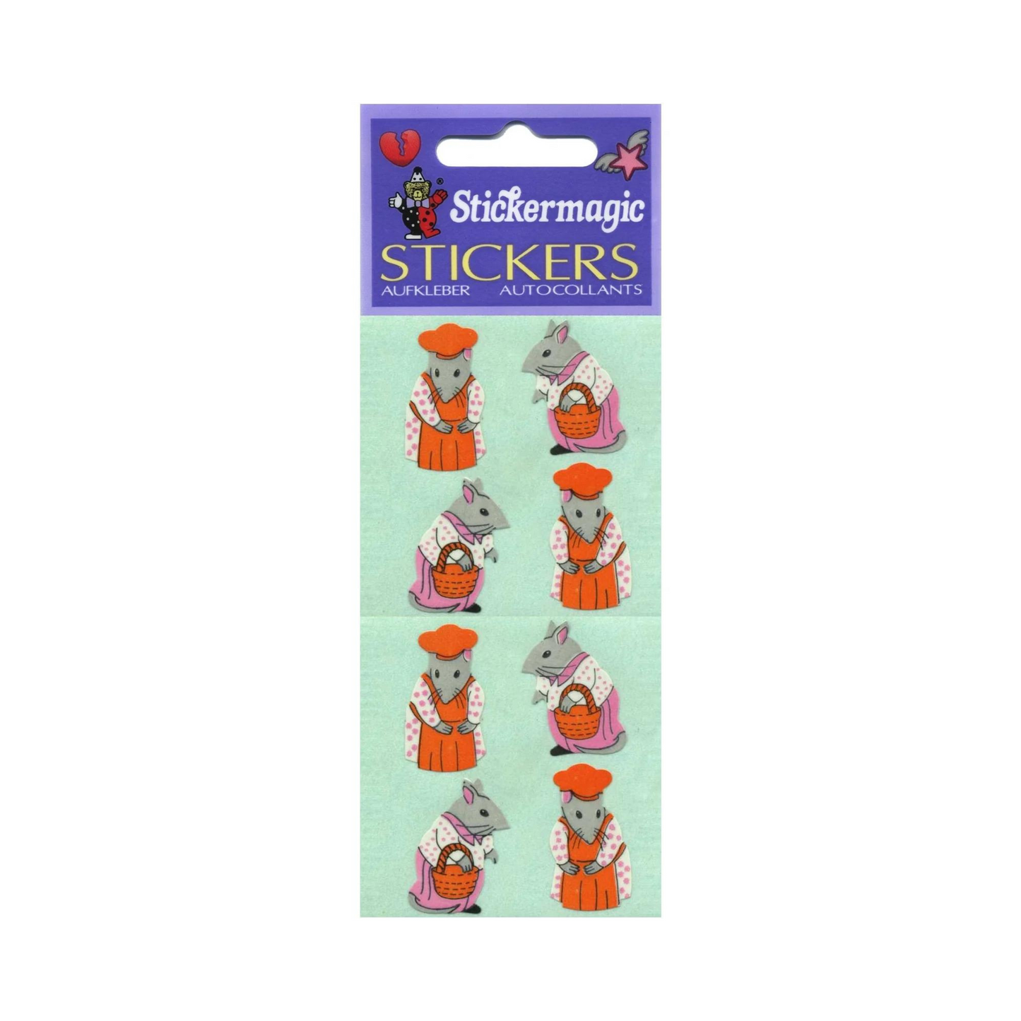 Mr & Mrs Mouse Stickers