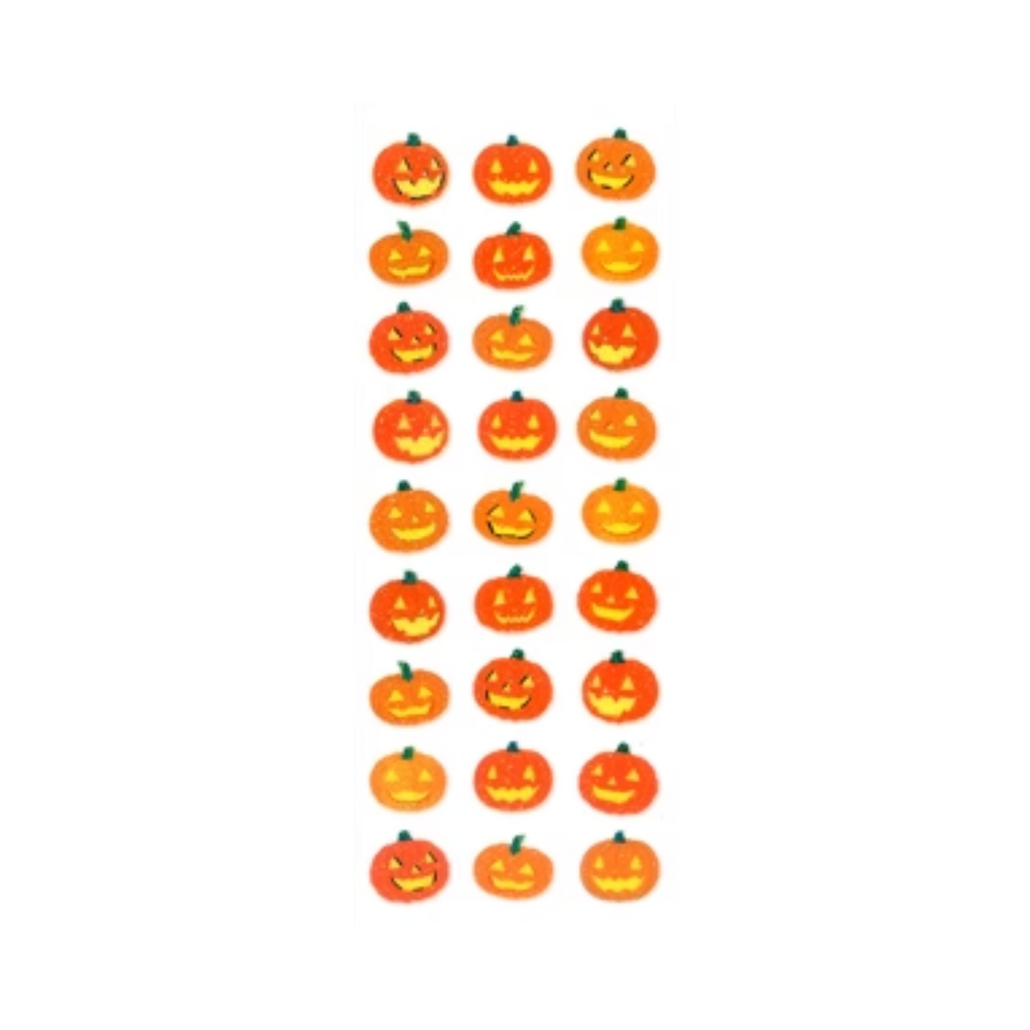 Glitter Pumpkins Sticker Sheet