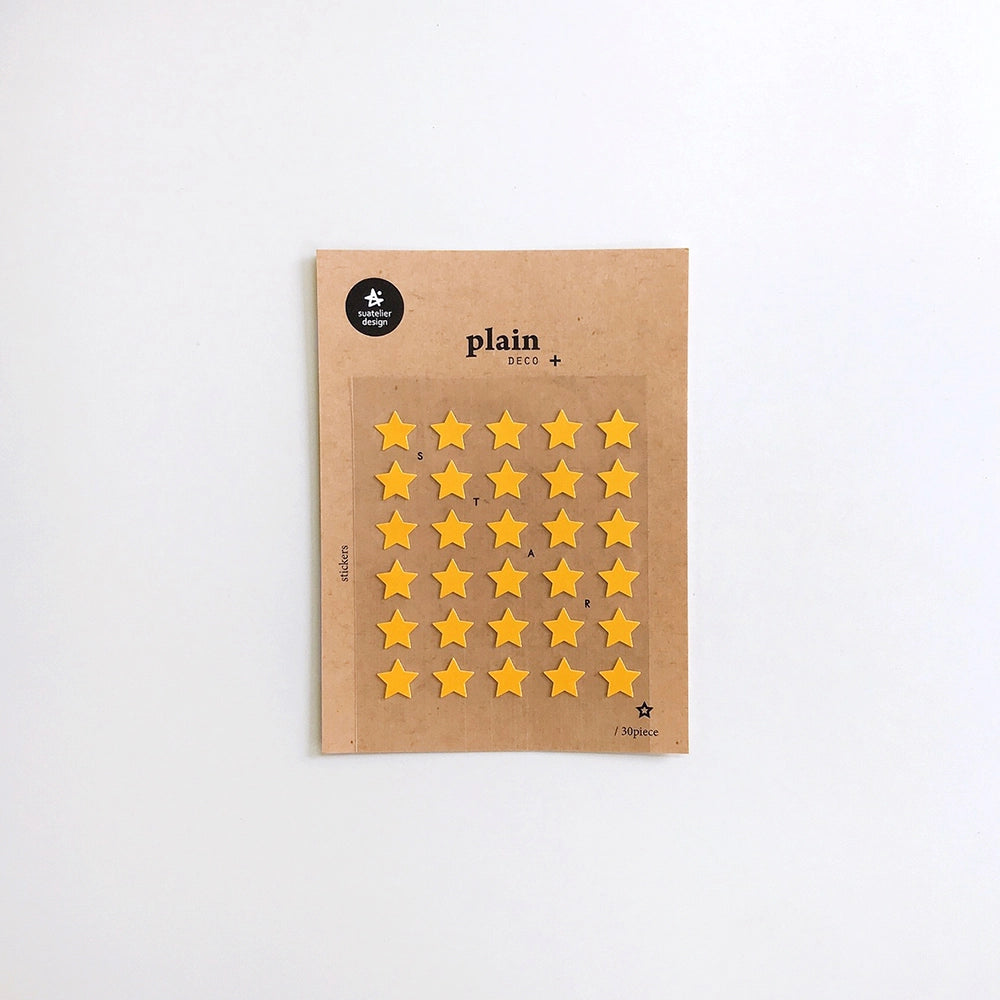 Decorative Yellow Star Stickers