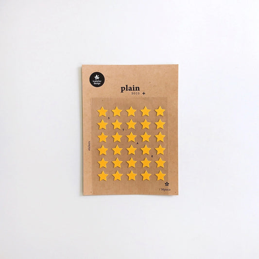 Decorative Yellow Star Stickers