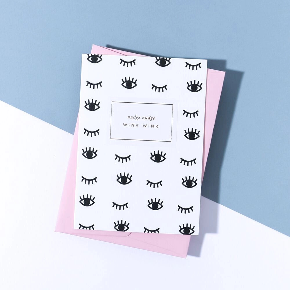 Wink Wink Greetings Card