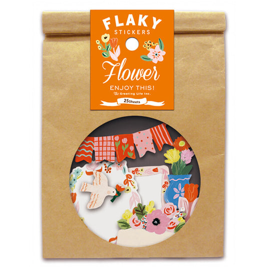 Paper Flower Sticker Flakes