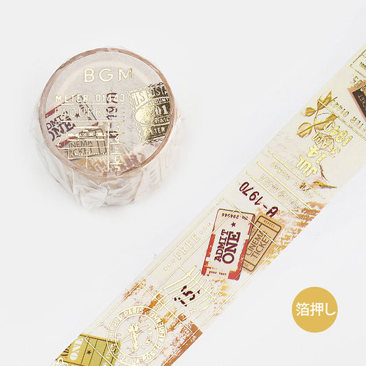 Gold Tickets Washi Tape