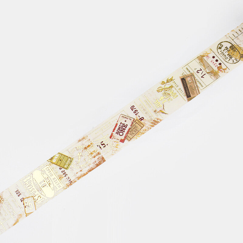 Gold Tickets Washi Tape