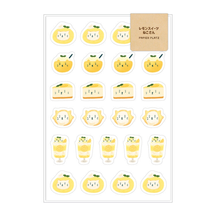 Lemon Kitty Sticker Sheet