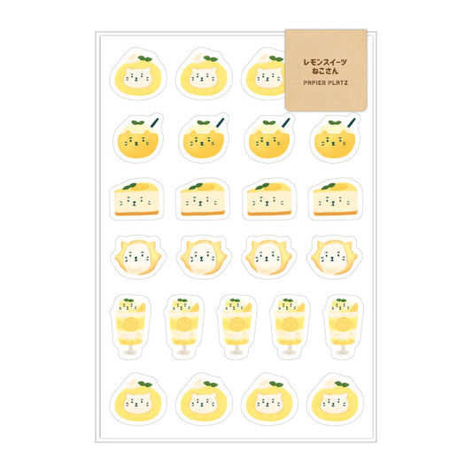 Lemon Kitty Sticker Sheet