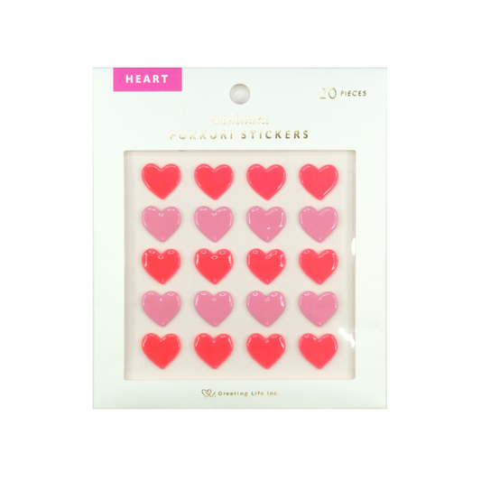 Puffy Heart 3D Stickers