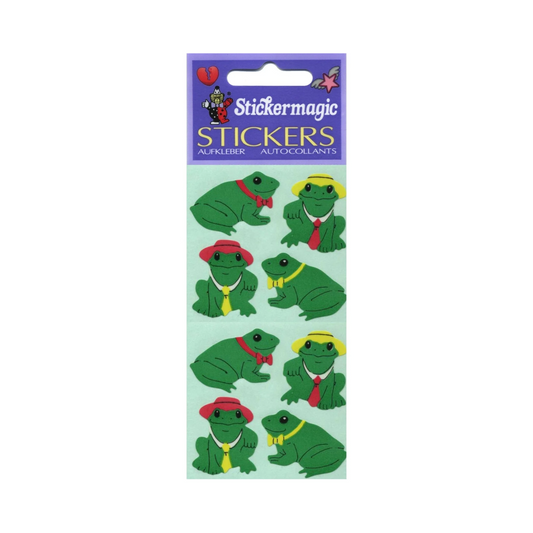 Frogs With Hats Stickers
