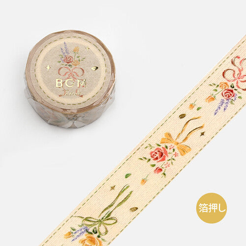 Embroidered Ribbon Washi Tape