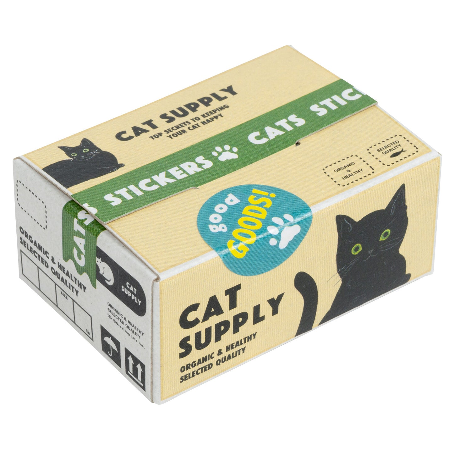 Mini Cat Supplies Sticker Box