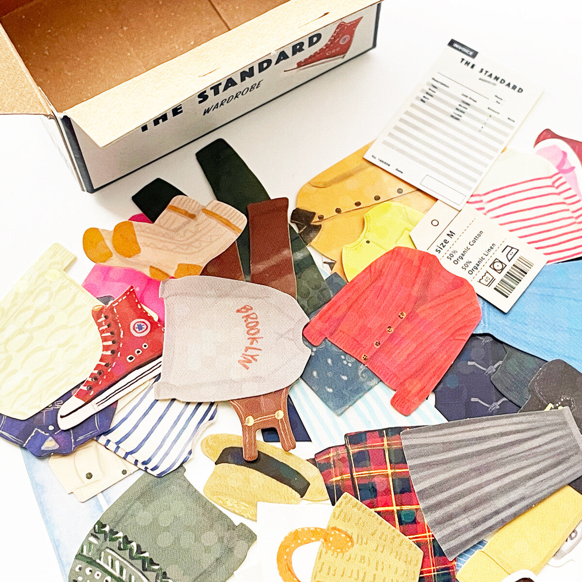 Mini Clothes Sticker Box