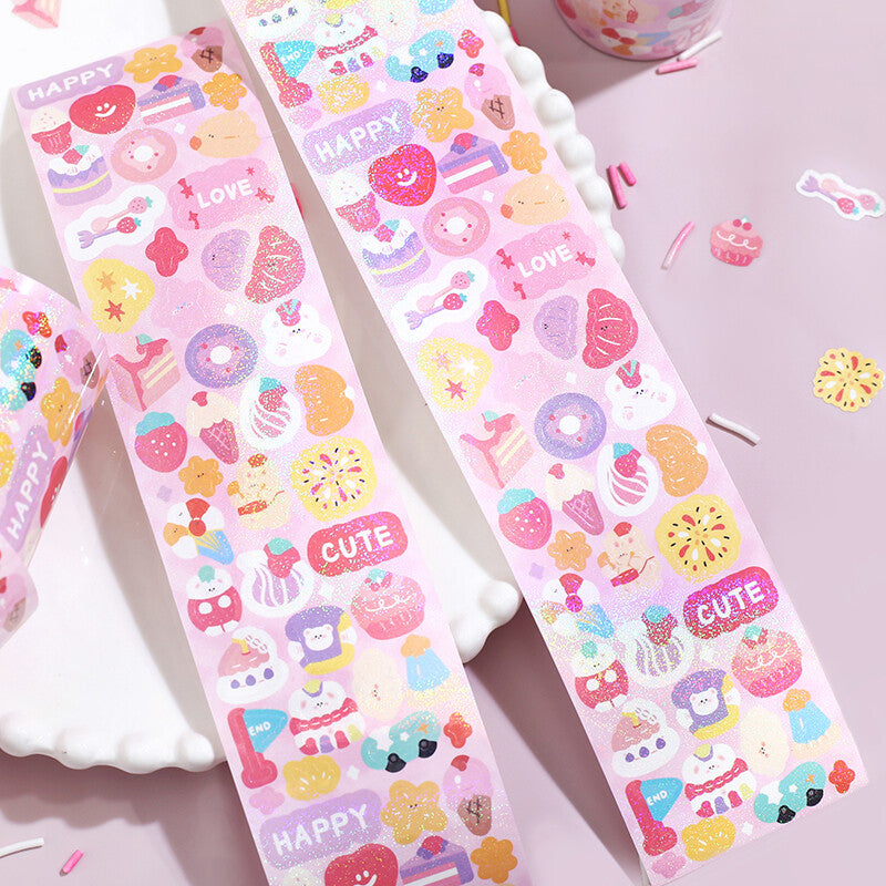 Cute Doodles Sticker Washi Roll